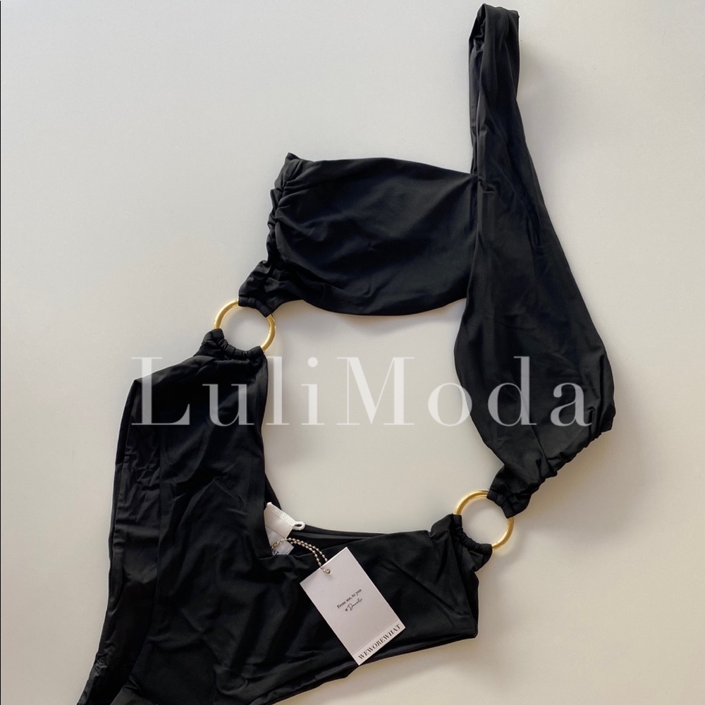 WeWoreWhat One Piece Cutout Swimsuit M - Picture 9 of 10